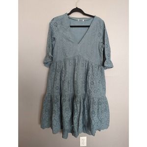 Sundance Jasmine Eyelet Dress Size Small